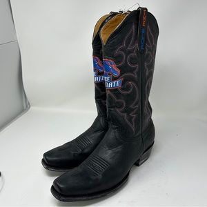 Men’s Boise State Broncos Gameday Cowboy Boots, NWT 10.5 D NCAA Broncos